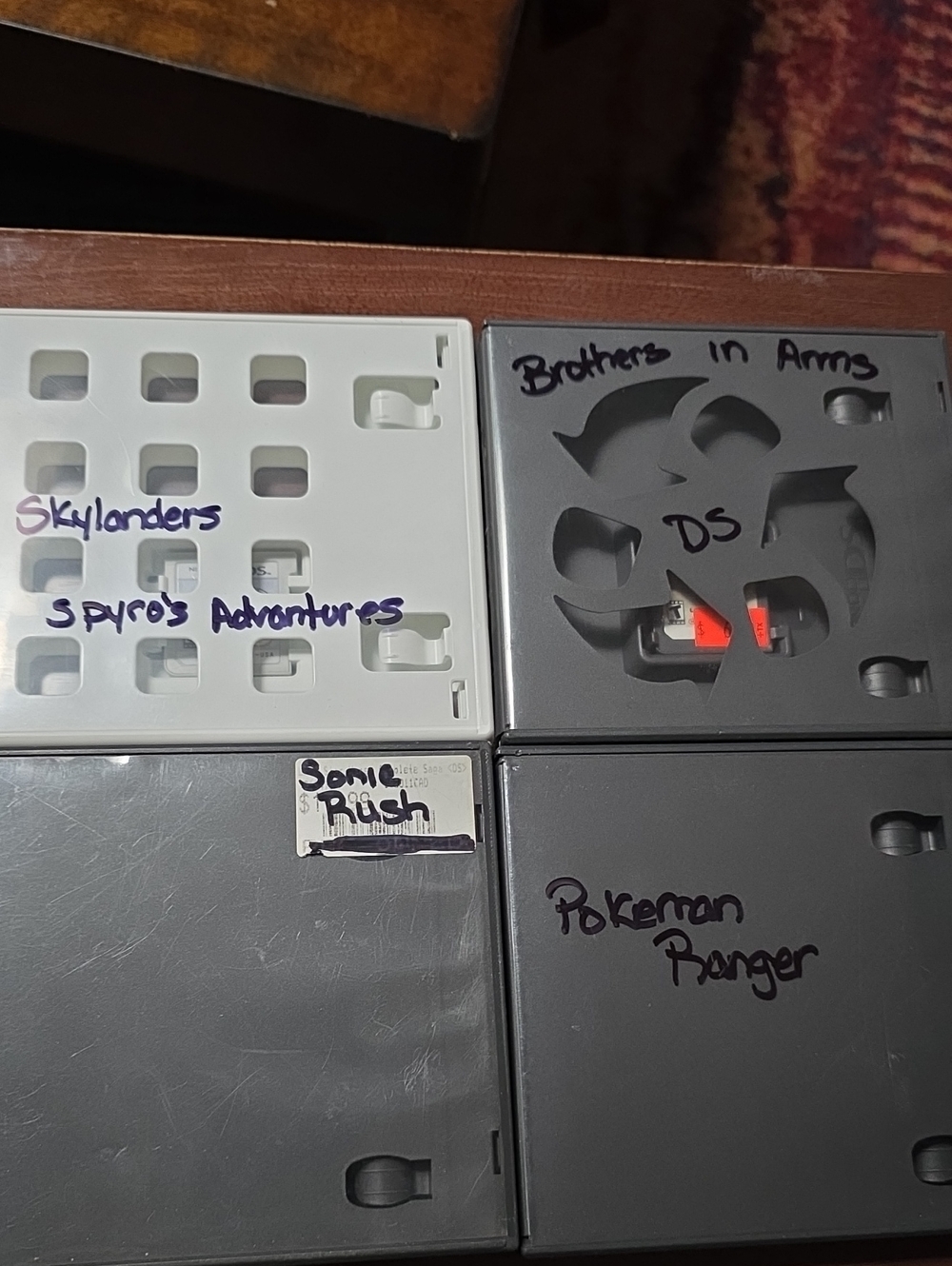 Skylanders Spyro's Adventures, Sonic Rush, Pokemon Ranger And Brothers In Arms
